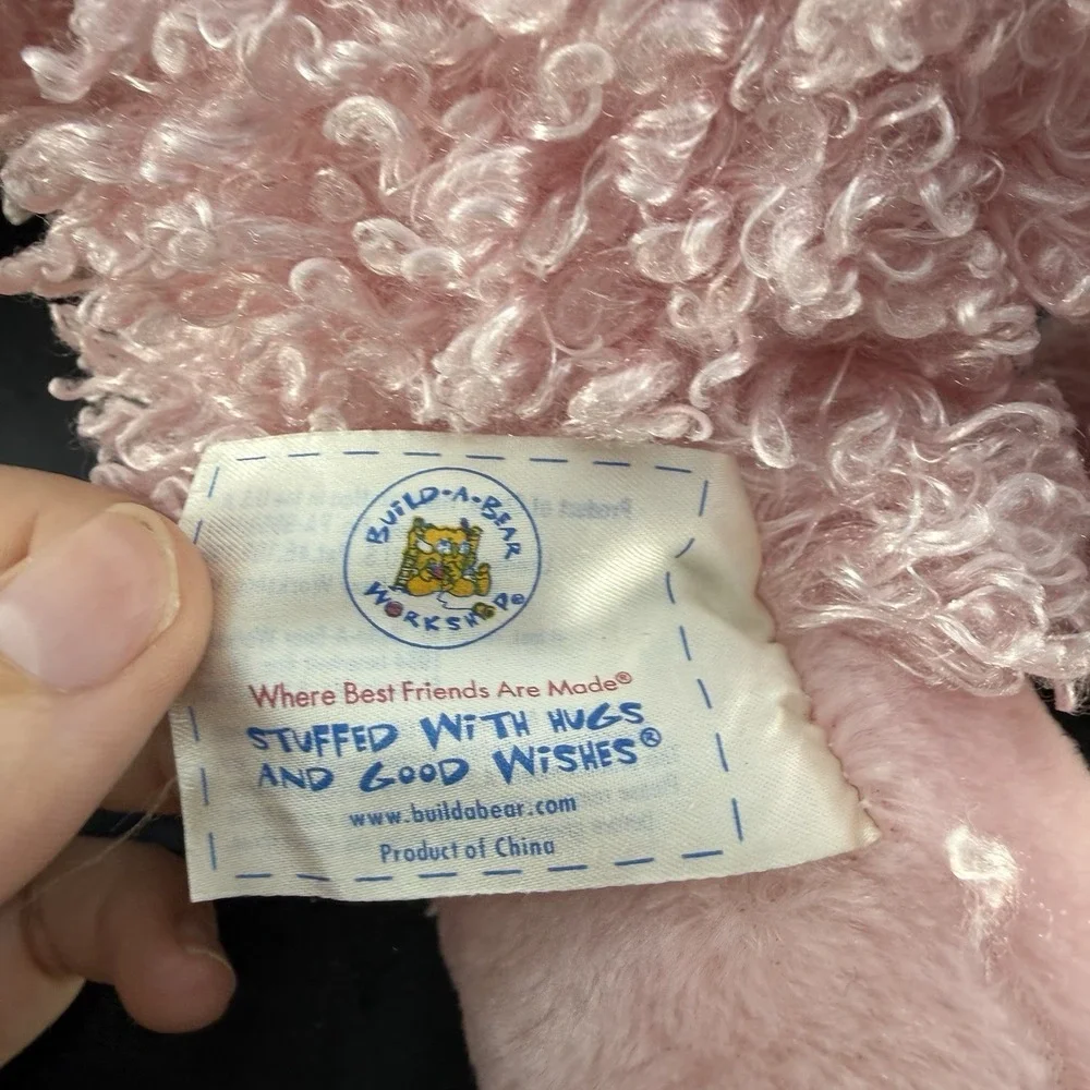 Build A Bear Pink Poodle Plush 18
